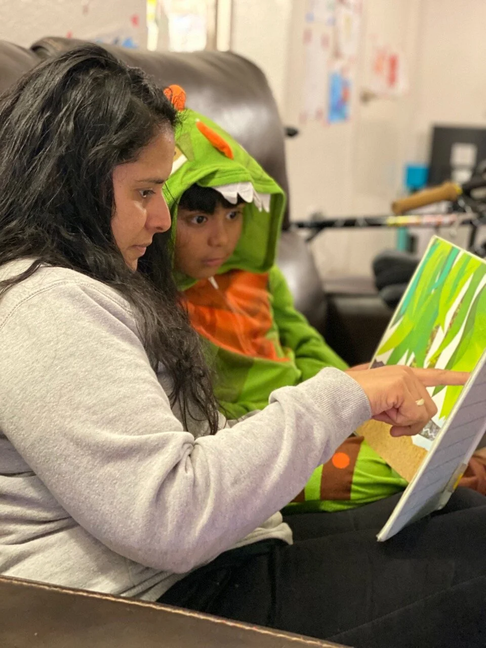 When a mom and her son speak different languages