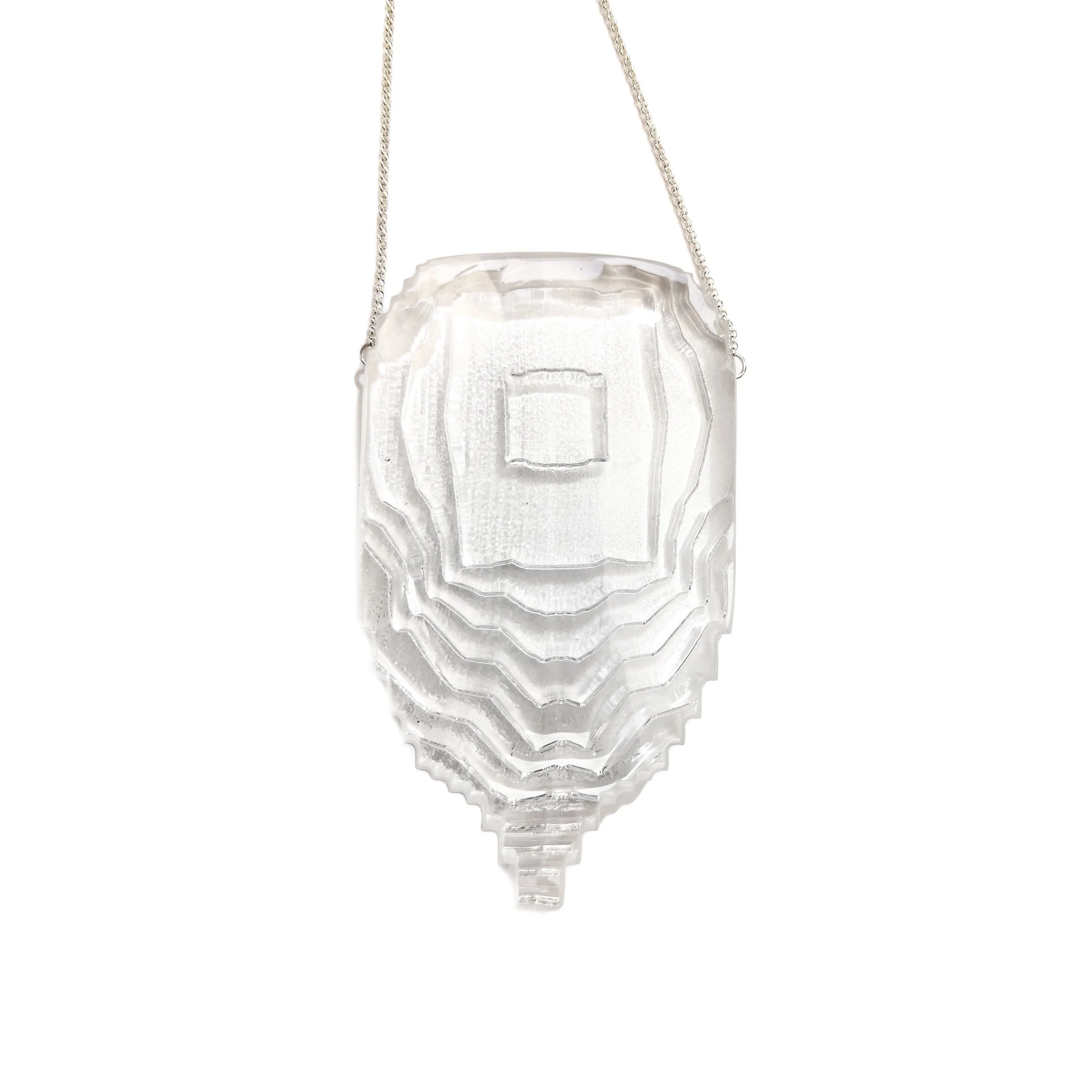 Large Clear Rounded Shield