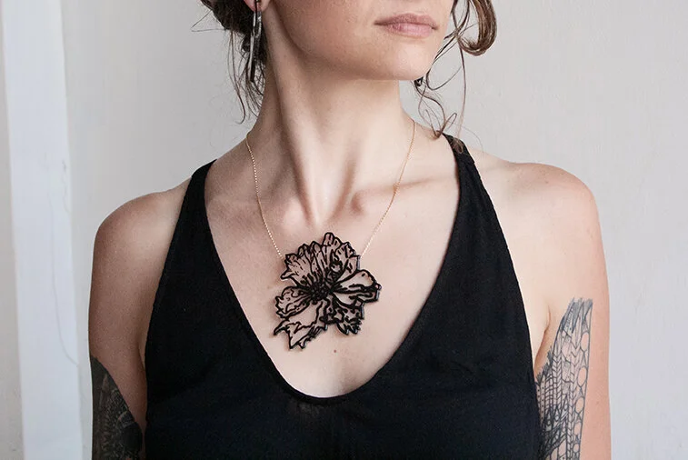 Etched and fused colorful imagery