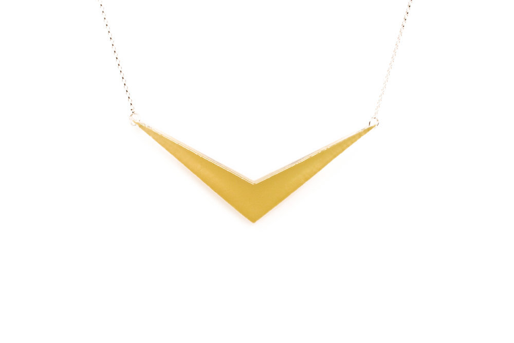 Large "V" Necklace