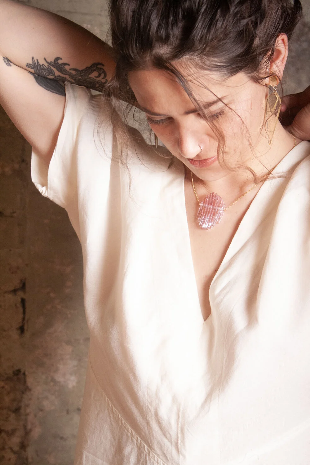 Double Deco Dagger Drop Earrings To Die For