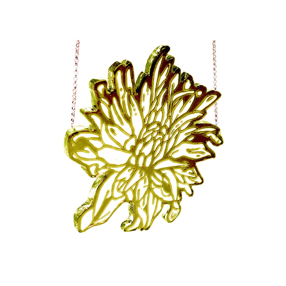 Large Chrysanthemum Necklace