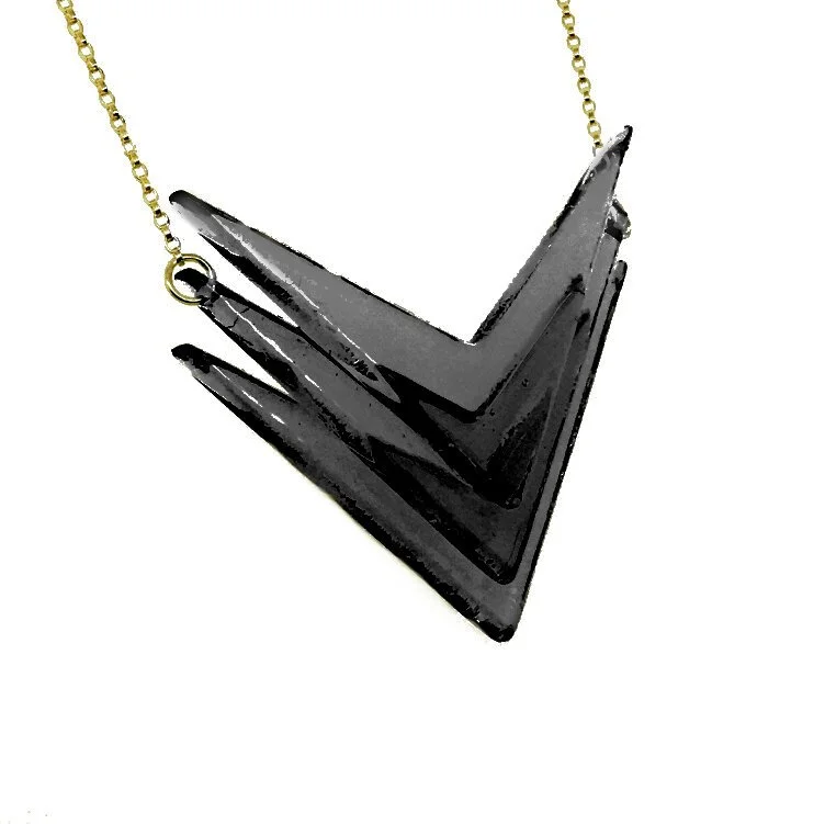Medium Triple "V" Necklace