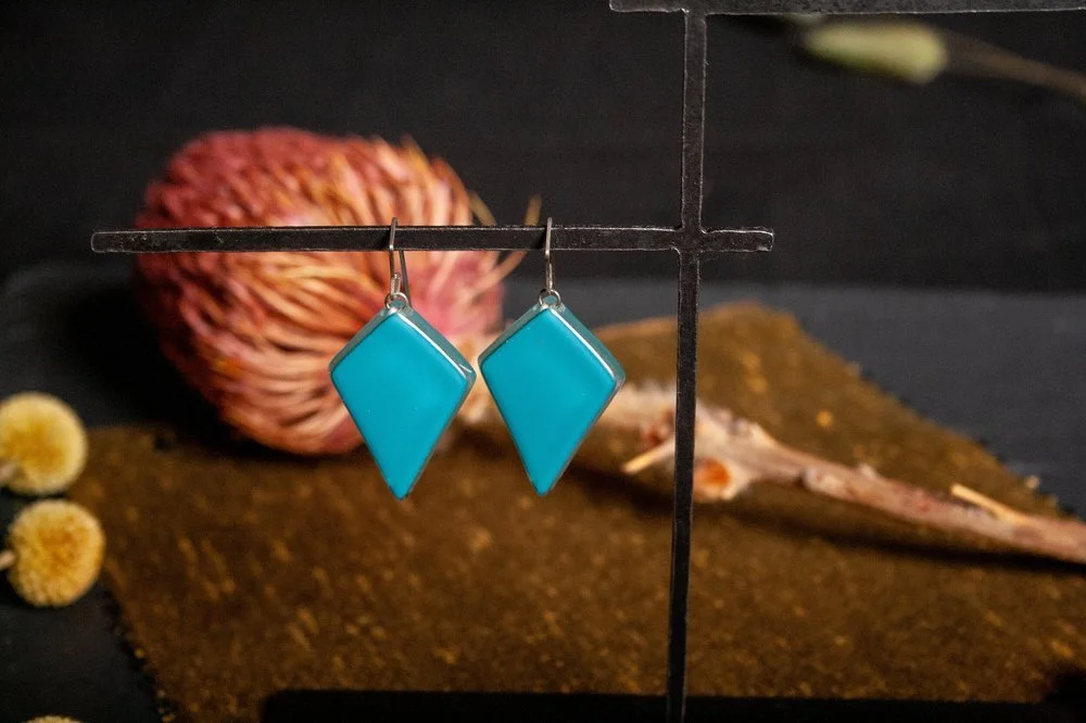 The glass earrings that are the result of innovation, changing seasons, and experimentations