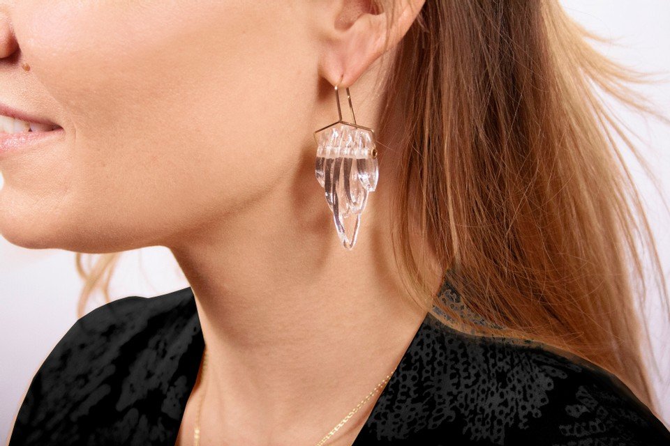 Kinetic Deco Teardrop Hooks