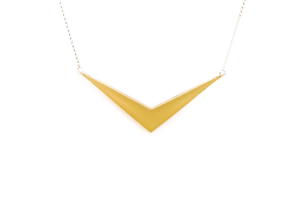 Large "V" Necklace