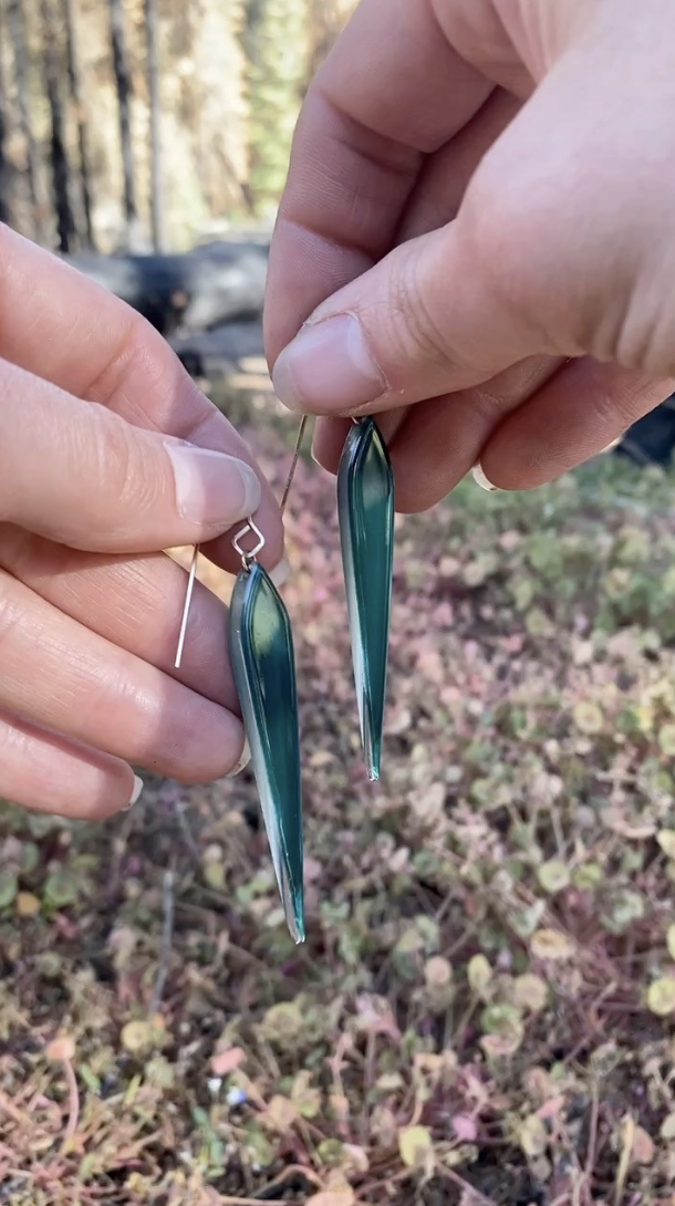 Teardrop Dagger Earrings