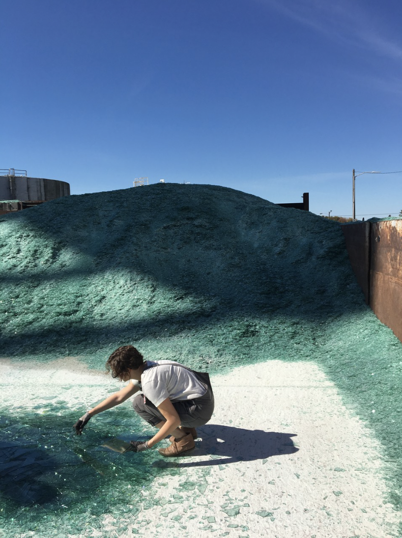 Repurposing scrap automotive glass for our statement jewelry