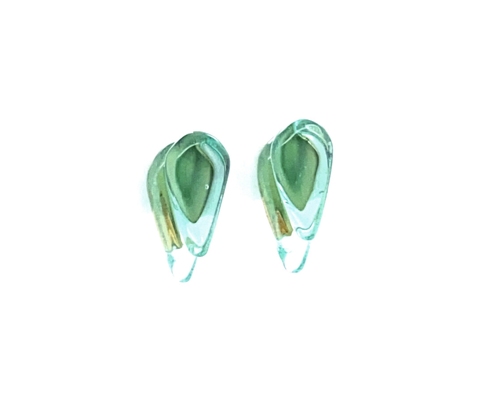 Double Teardrop Studs