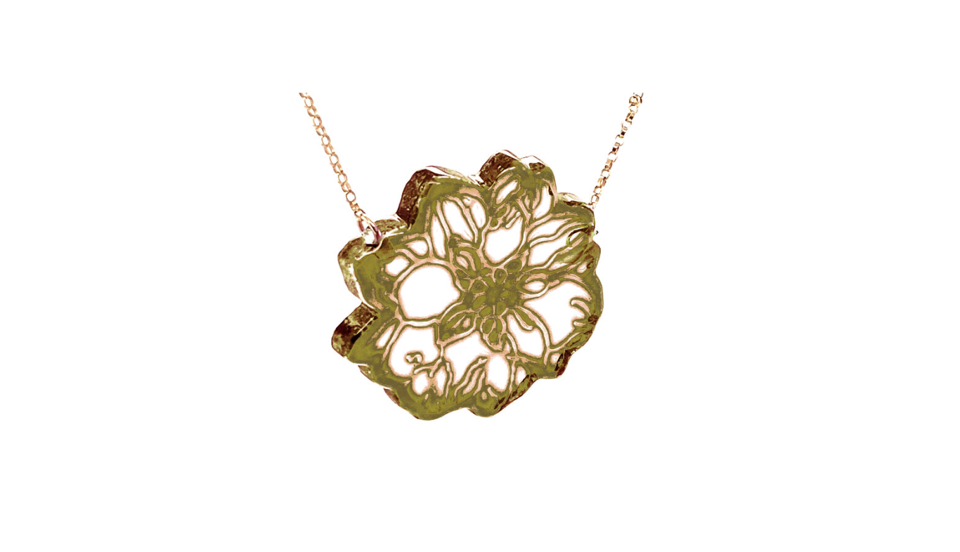 Small Proper Dahlia Necklace