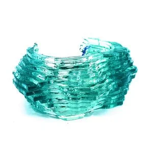 Wave Blend Cuff in Jade