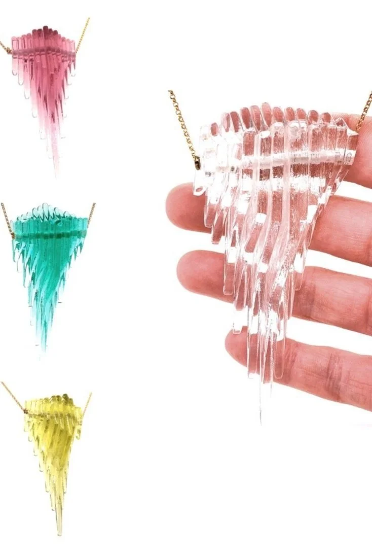 Kinetic Deco Dagger Necklaces