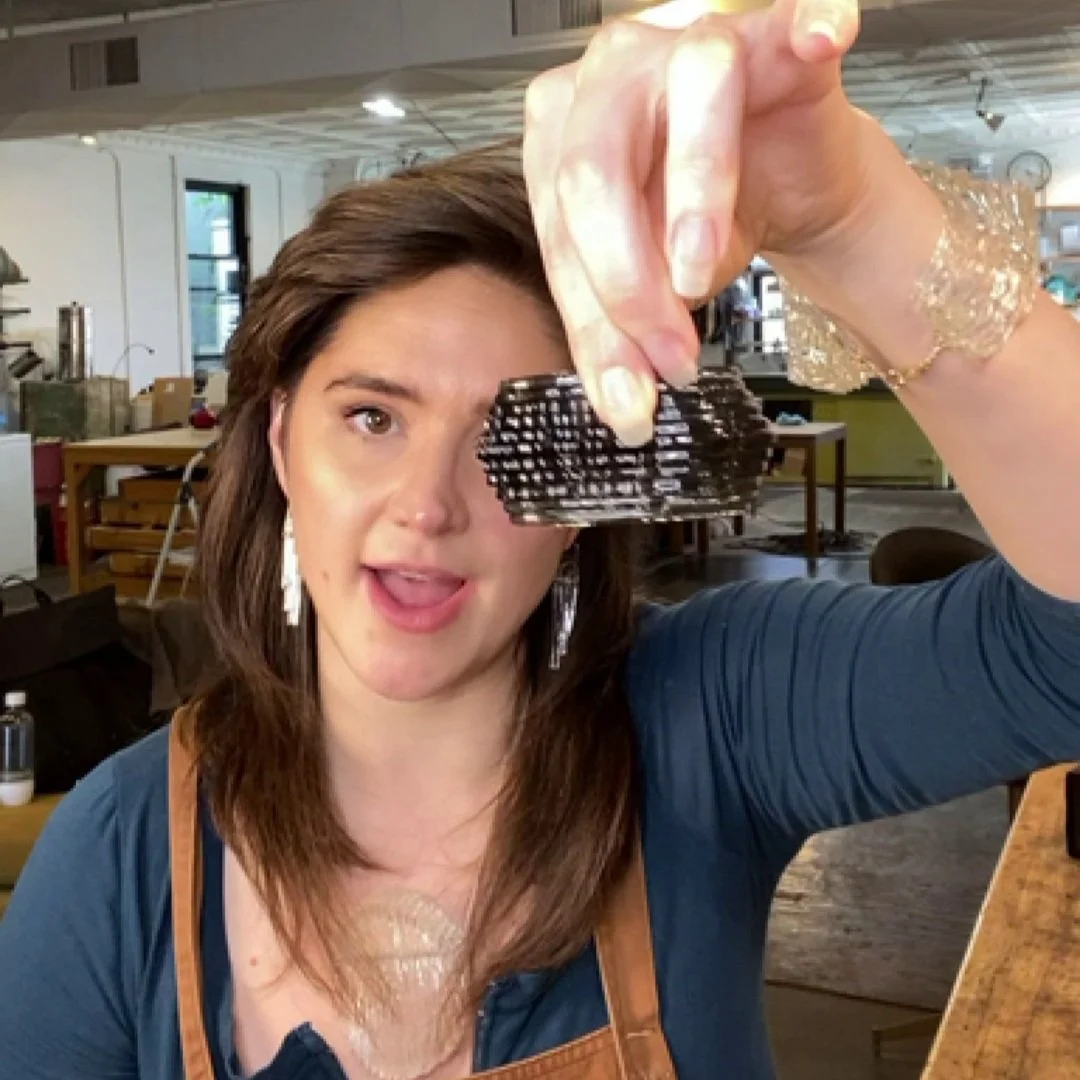 Curly Moss Blend Cuff in Dark Grey