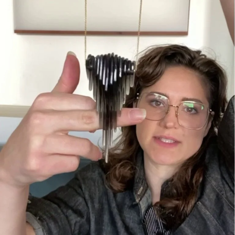 Moody &amp; Mesmerizing: Dark Grey Glass Jewelry for Fall