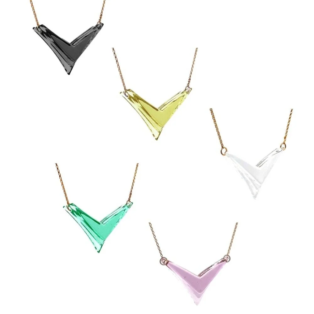 Our Sculptural Glass Jewelry Line