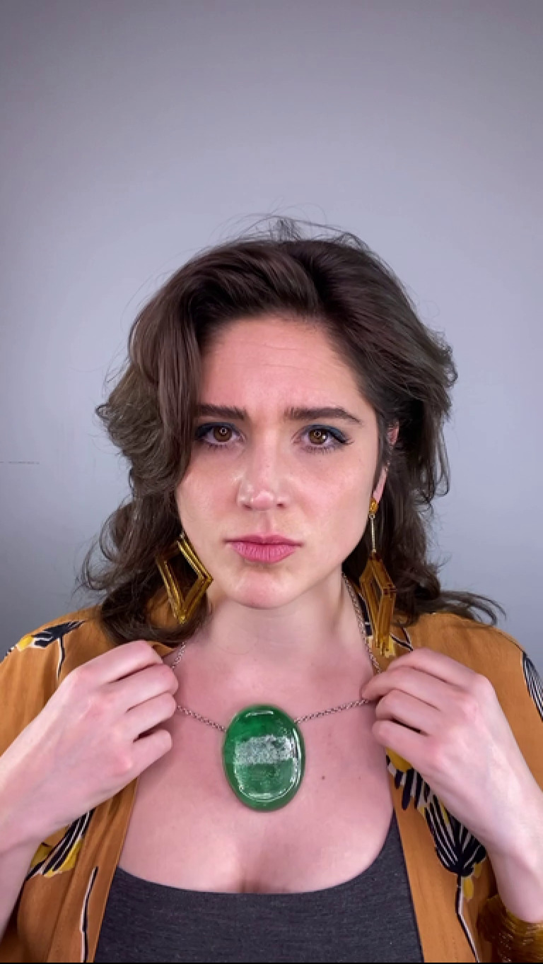 Coming Soon: Flat Files - Medium Jade Ellipse