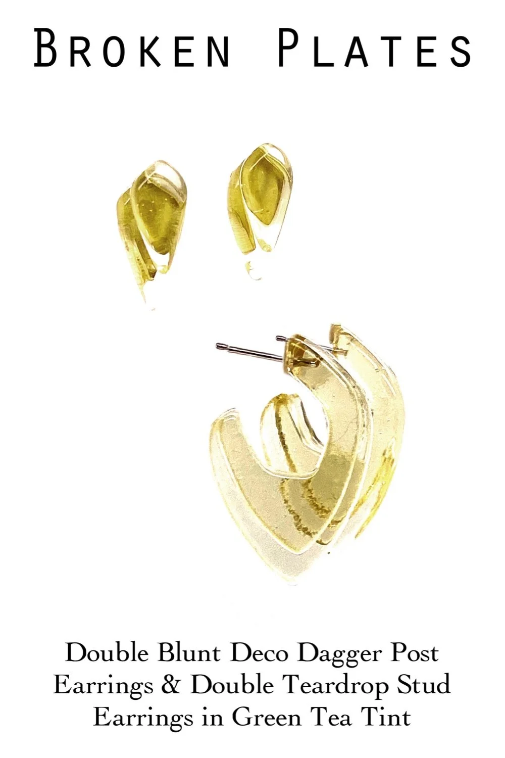 Everyday Earrings in Green Tea Tint