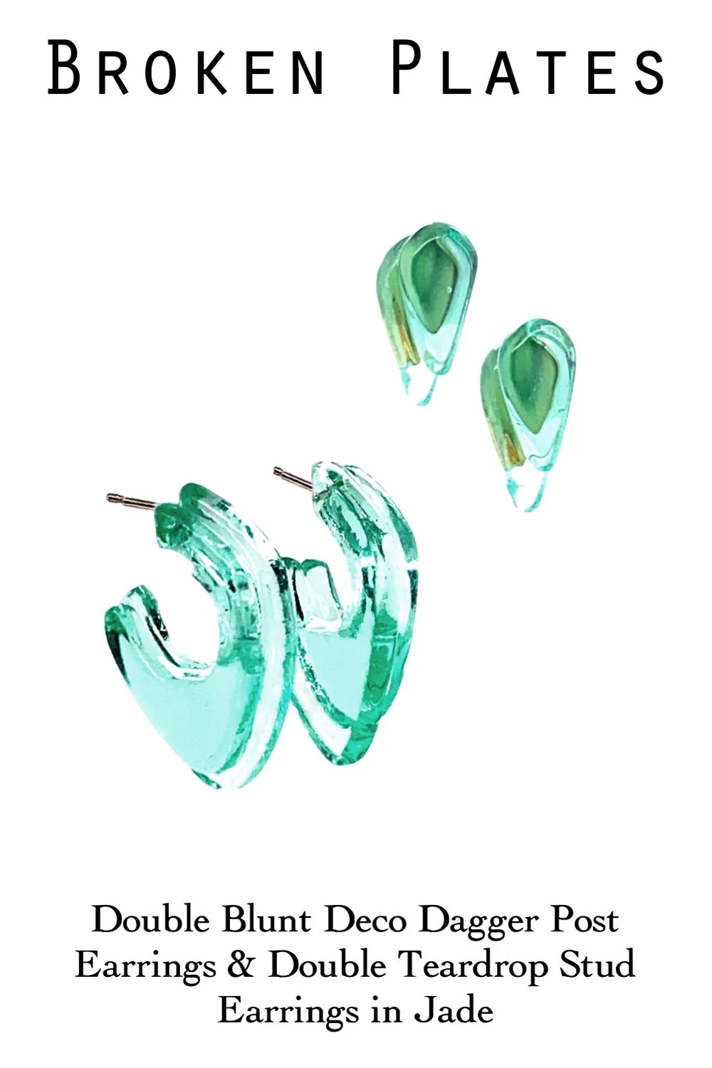 Everyday Earrings in Jade