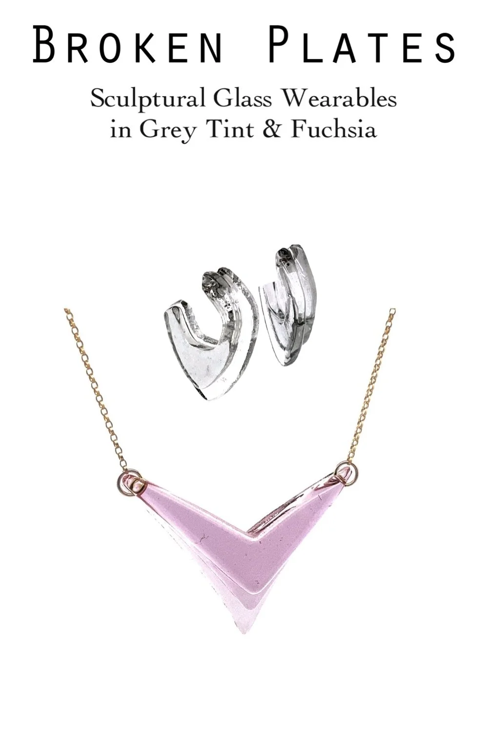 Sculptural Wearables in Grey Tint &amp; Fuchsia