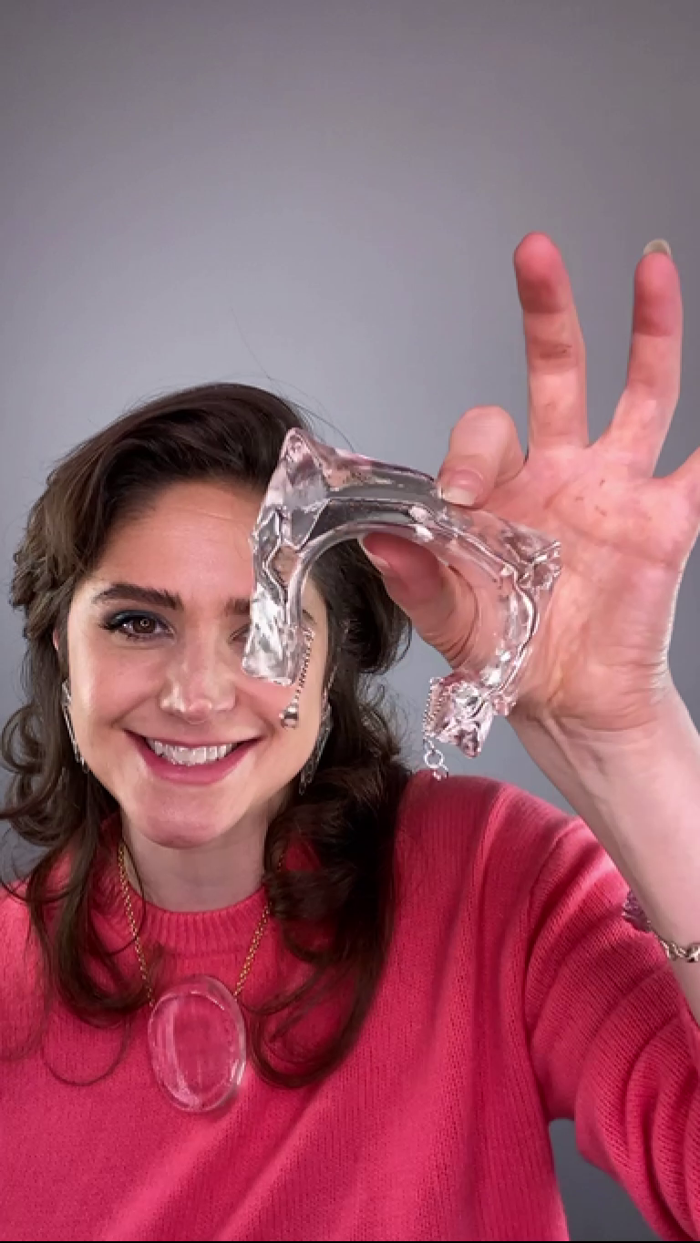 Hot Cast Clear Cuff