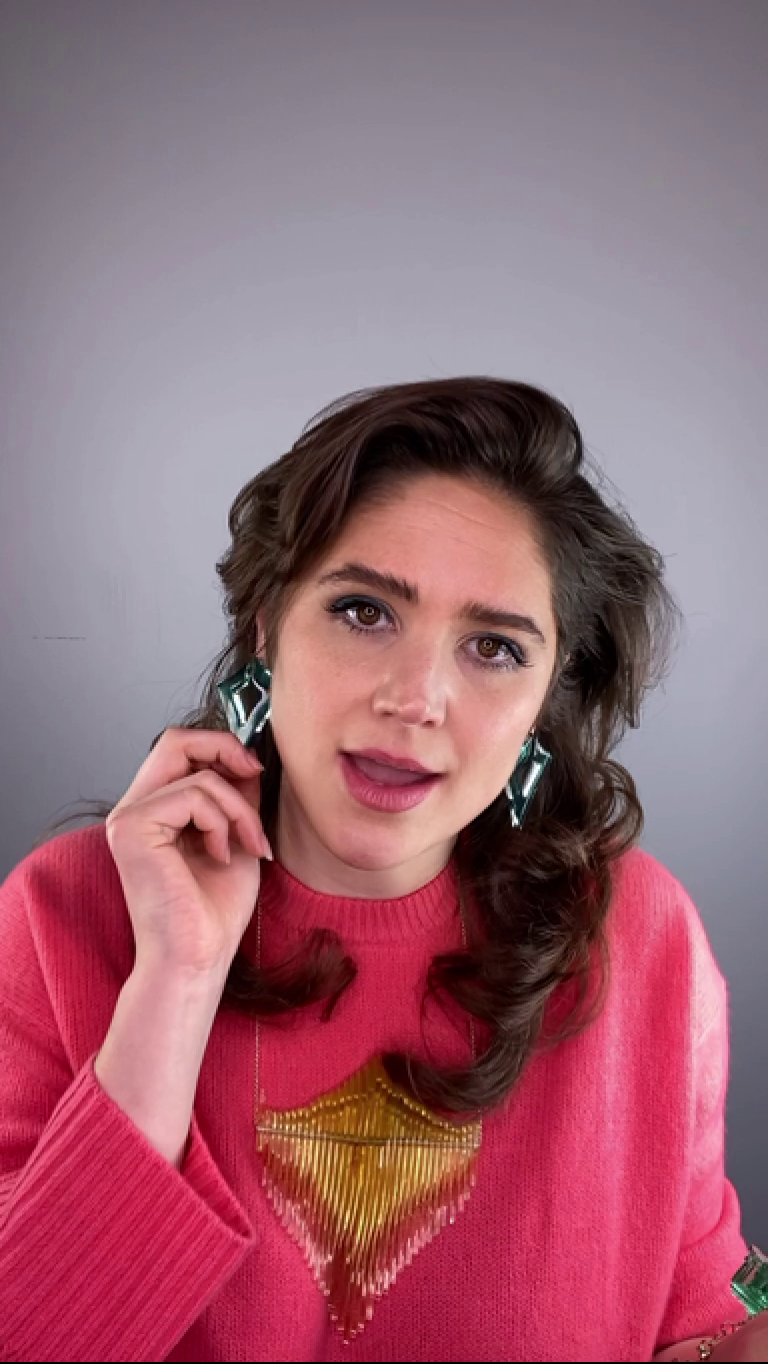 Open Diamond Post Earrings in Dark Lagoon