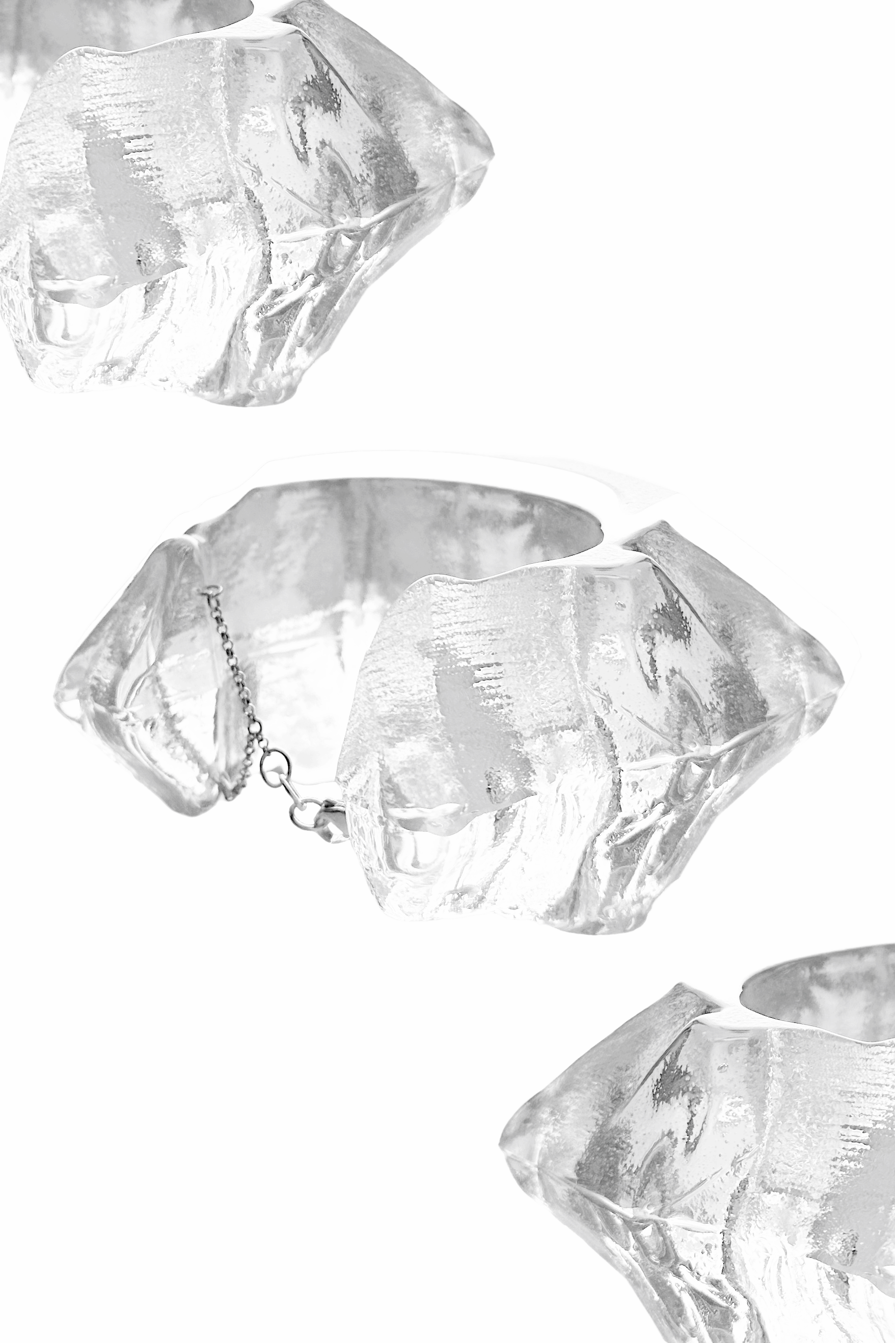 Hot Cast Clear Cuff