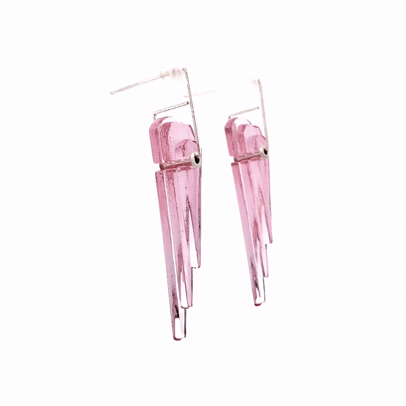 Kinetic Long Deco Posts in Fuchsia