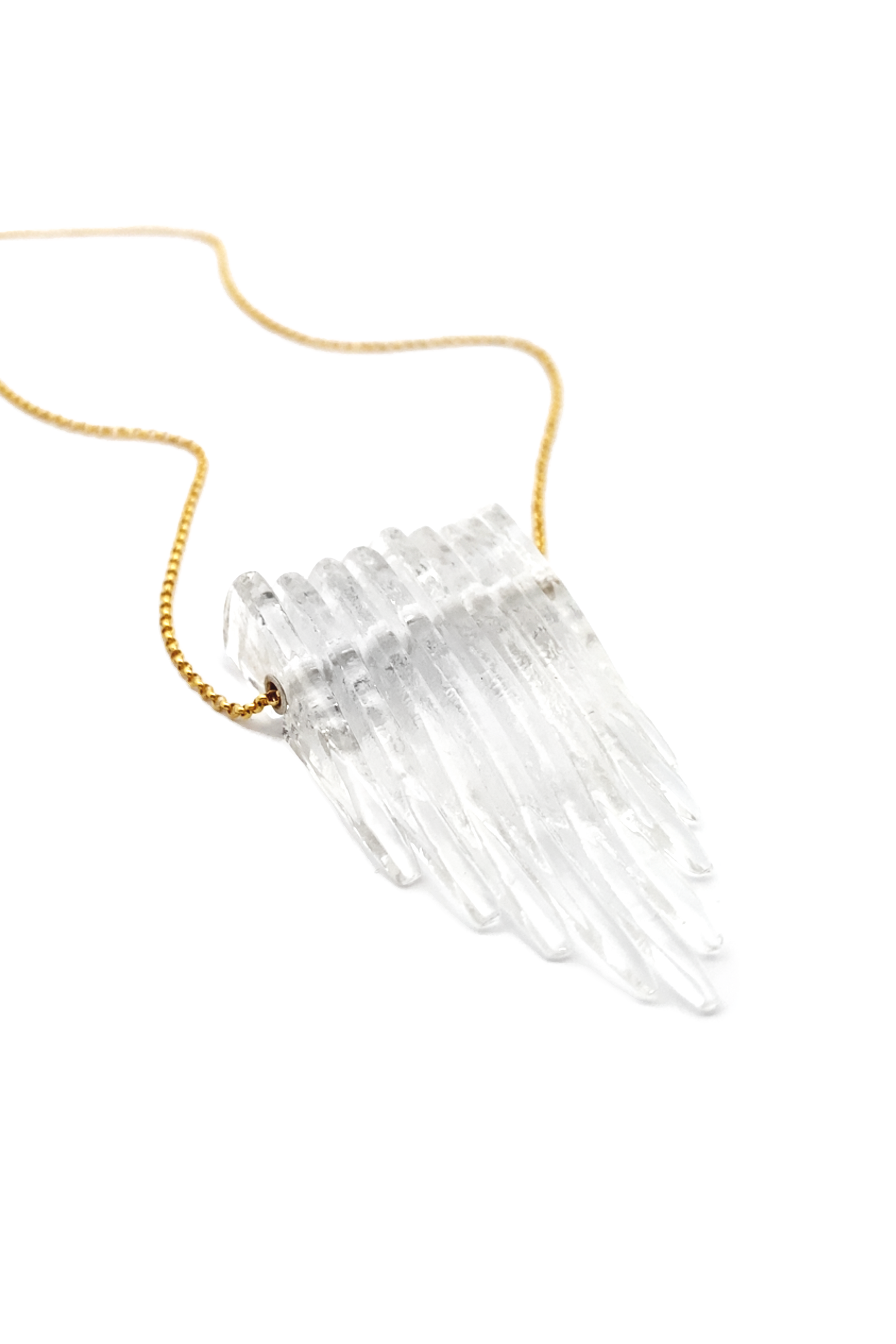 Mini Kinetic Shield Necklace