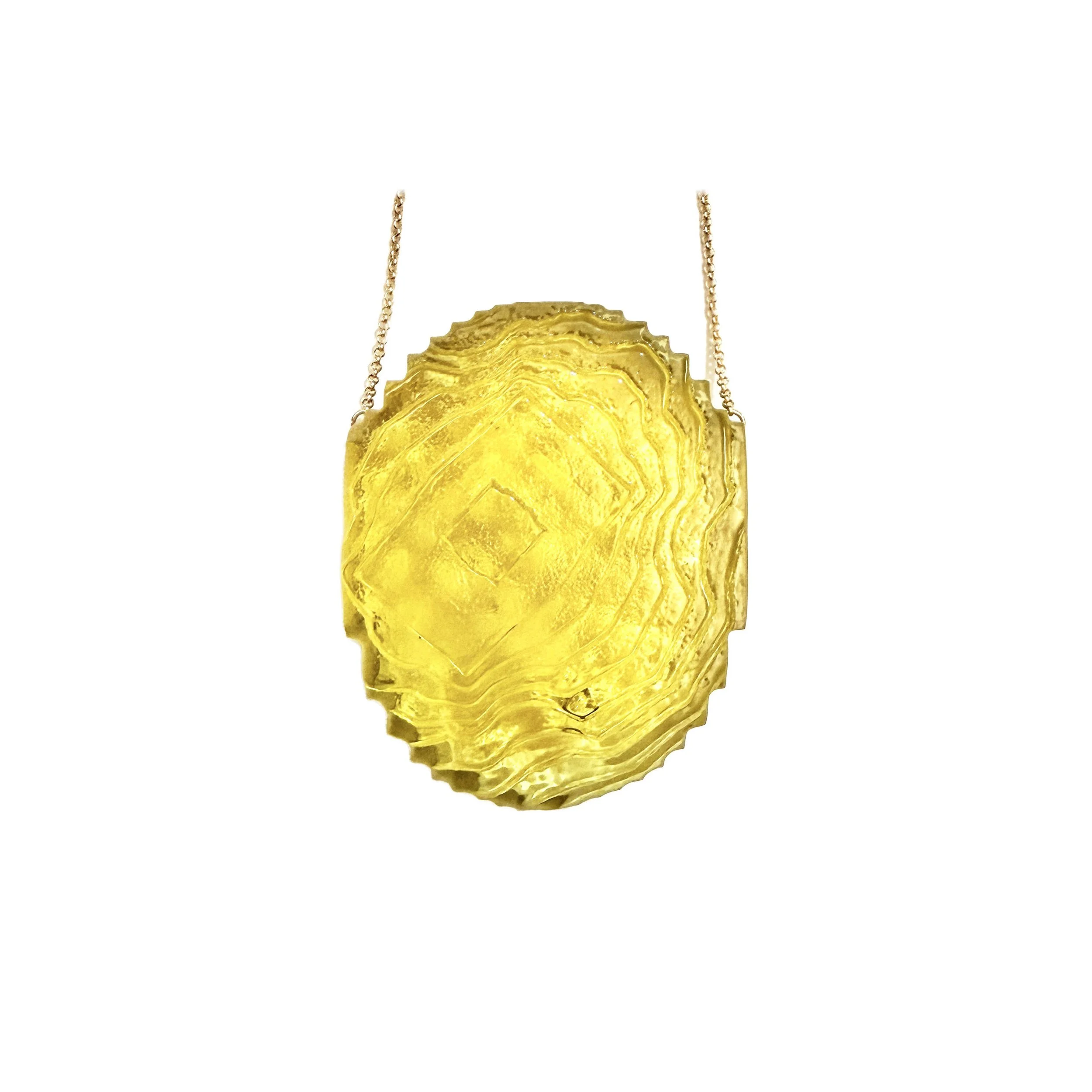 Green Tea Tint Medium Waterjet Ellipse