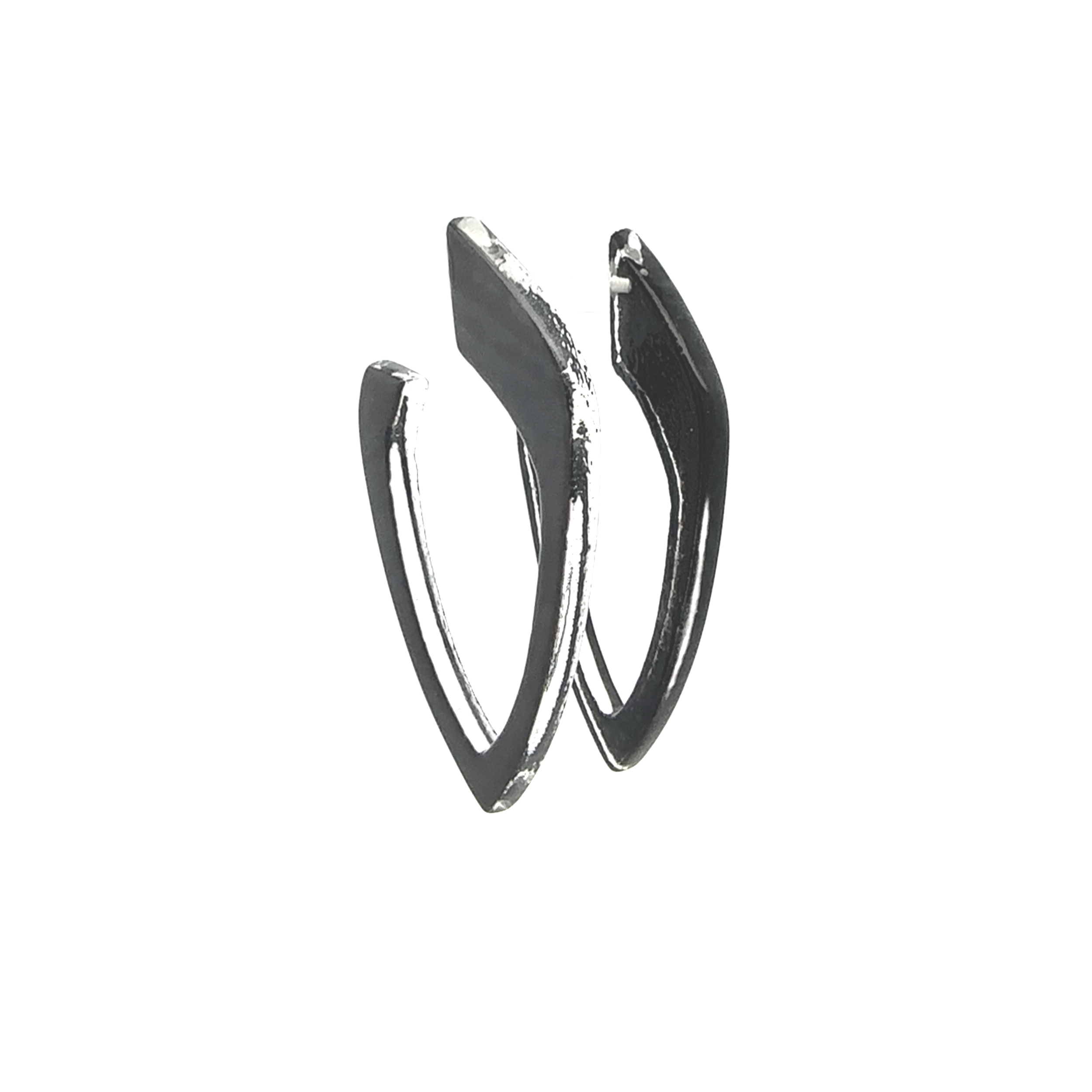 Matte Black Open Deco Drop Posts