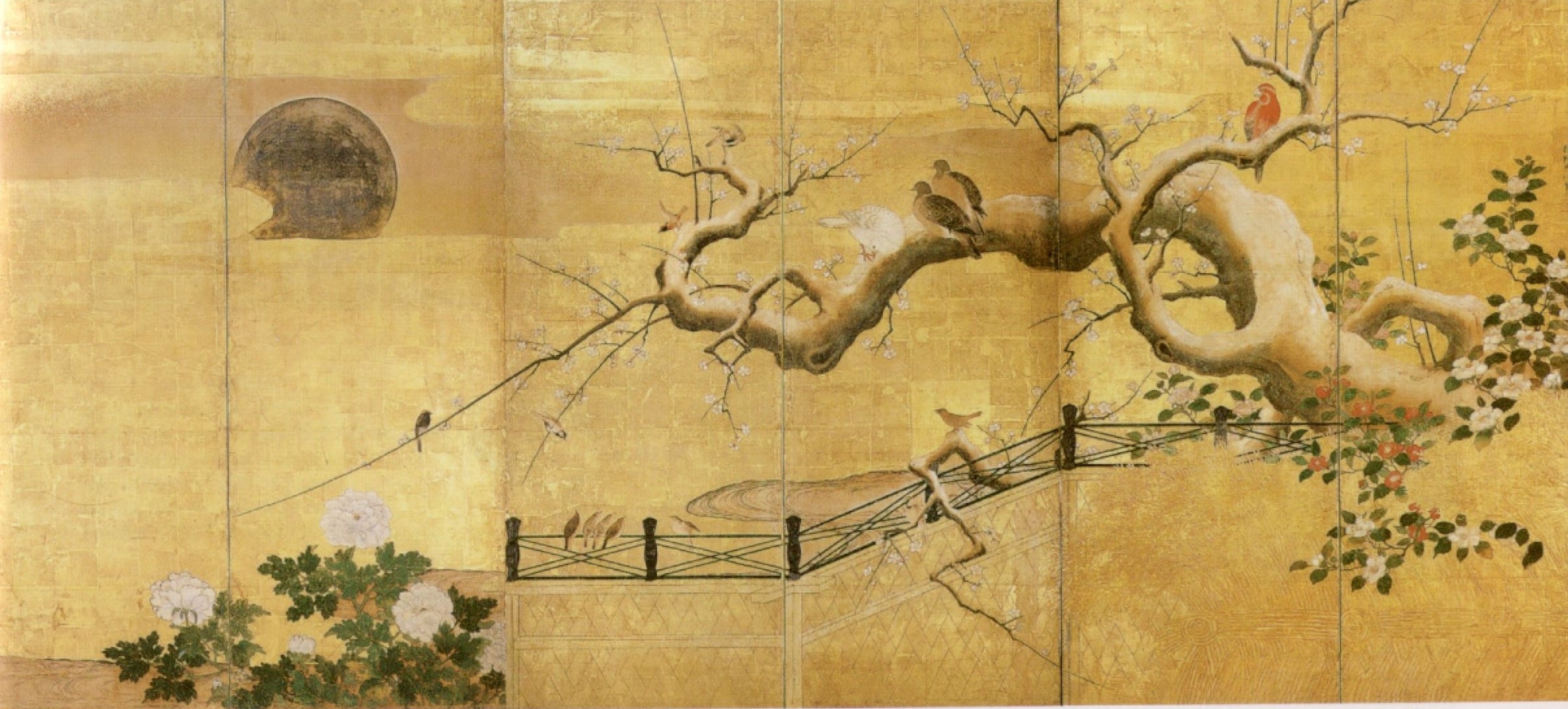 Birds and Flowers 1, Kano Koi, Honolulu Academy of Arts