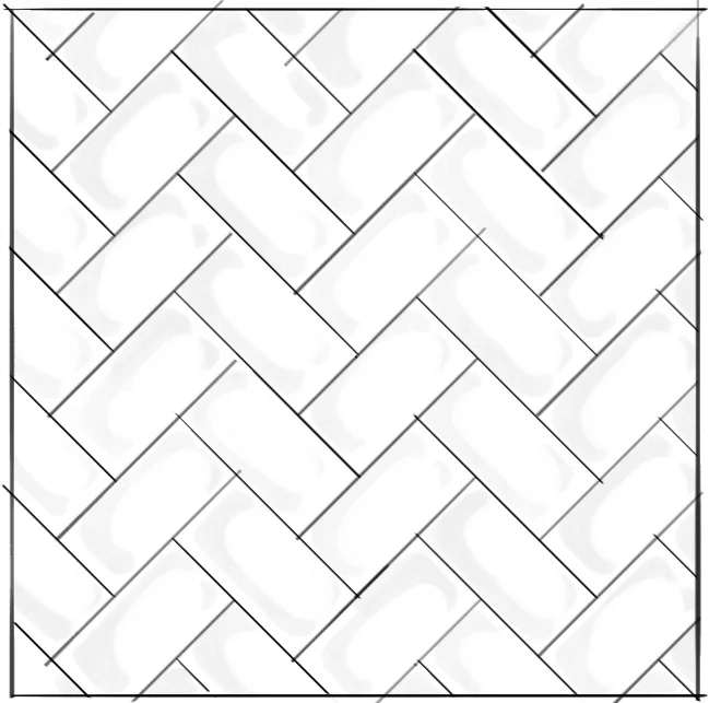 2) Traditional Herringbone