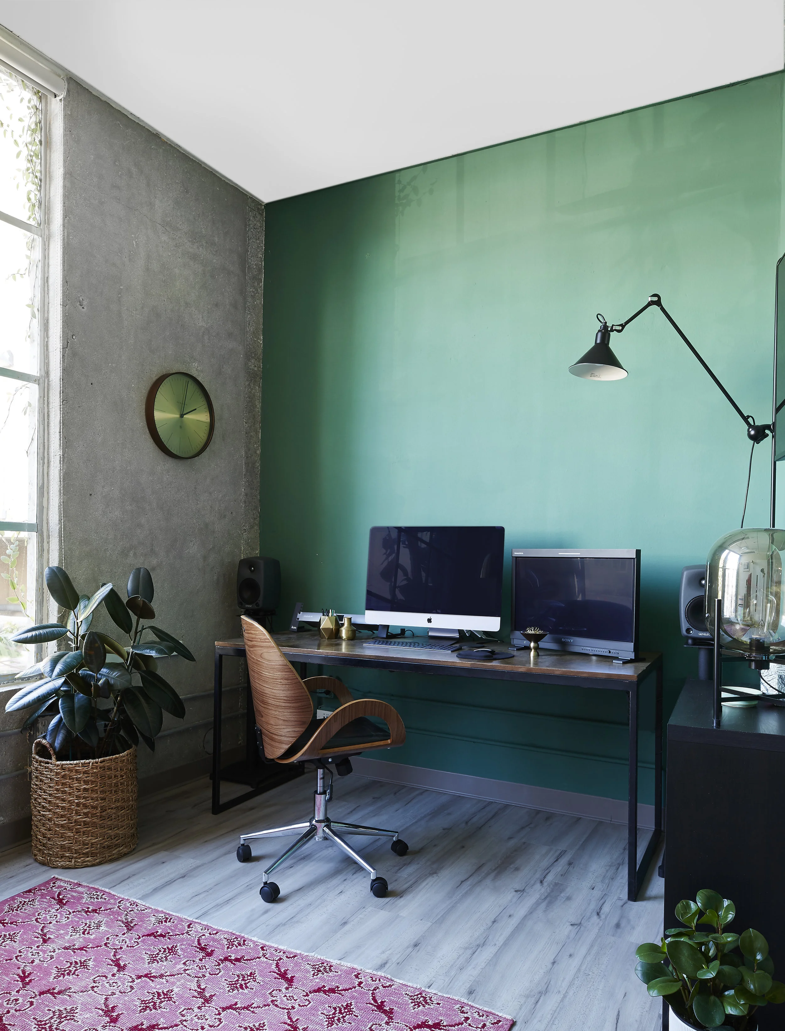 Here is the creative directors office, who helped design this room.