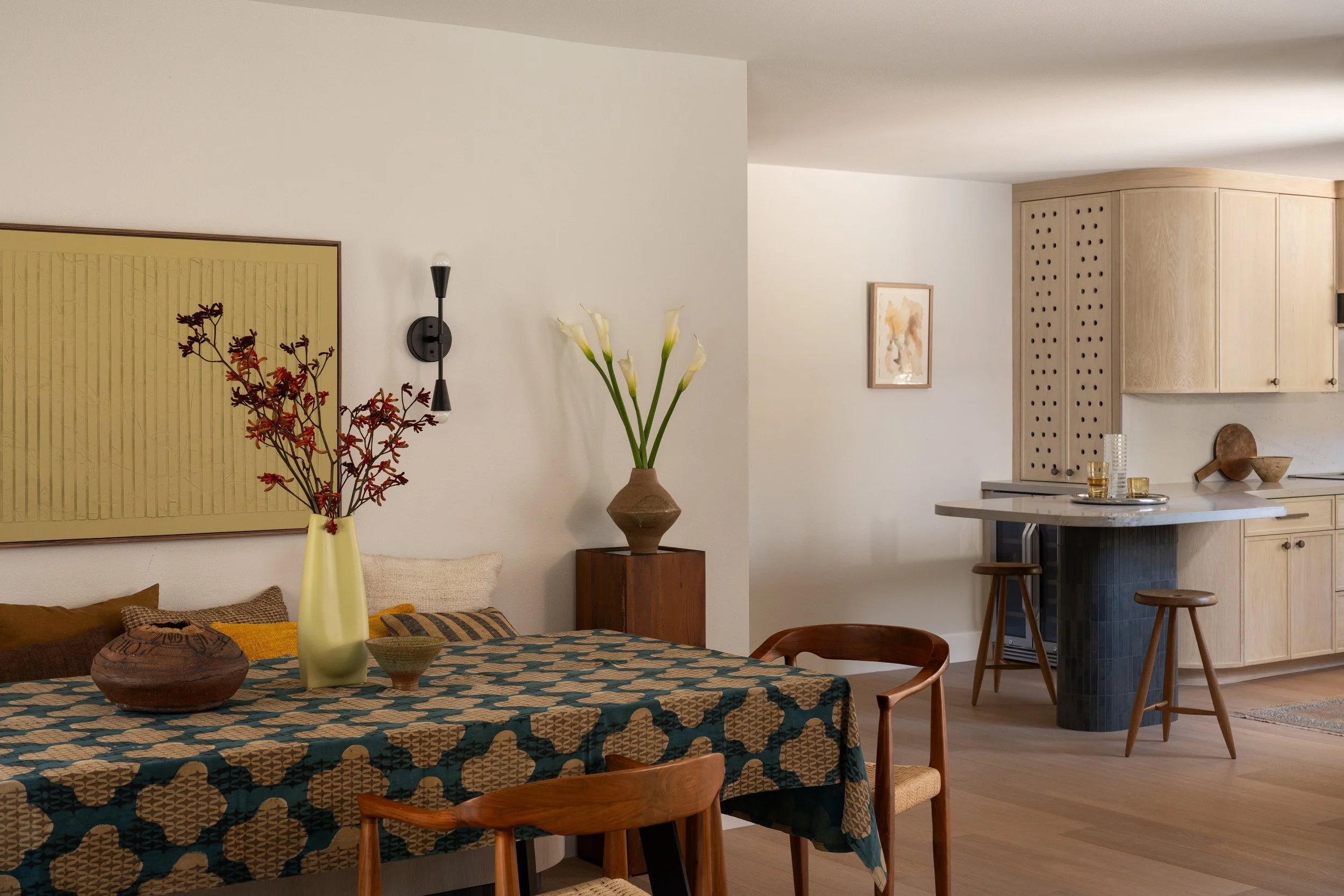 mid century modern dining room