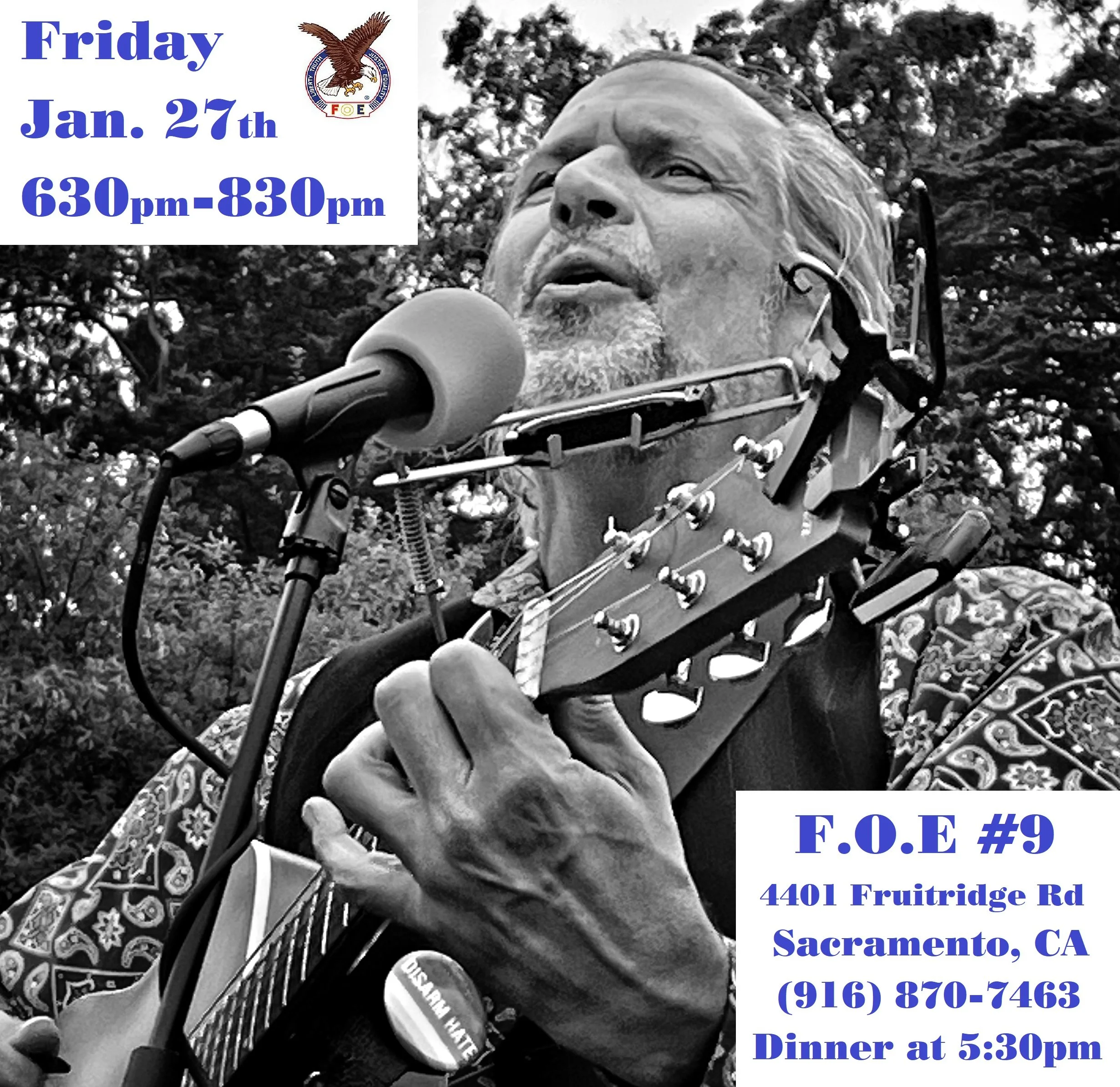 Richard March at Aerie 9 Eagles Hall