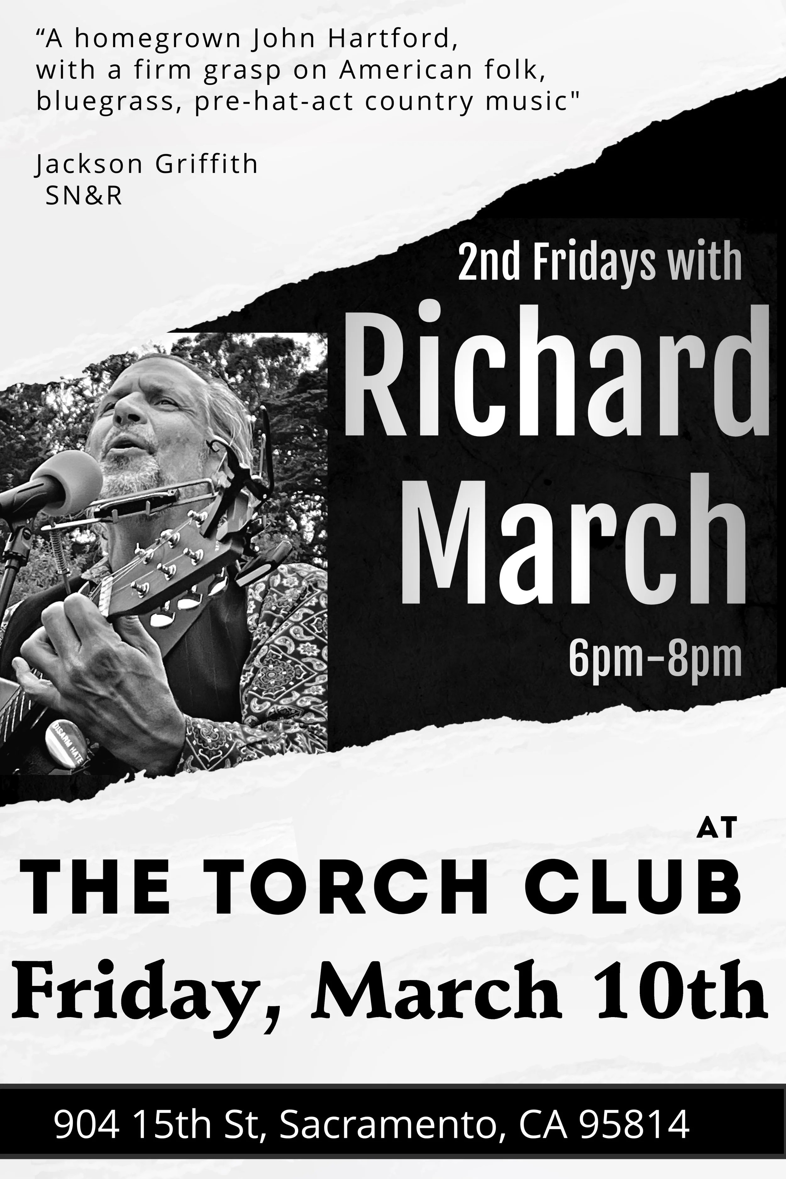Richard March - 2nd Fridays at The Torch Club