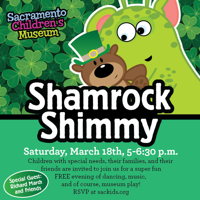 Richard &amp; Tyler at The Sacramento Children's Museum Shamrock Shimmy!