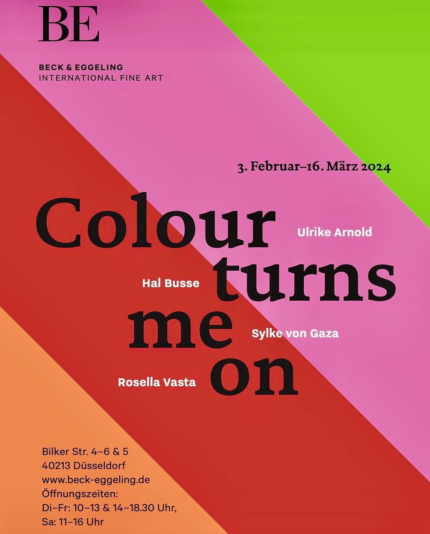 Colour turns me on. 🌈 🎨 🖌️

The exhibition &ldquo;Colour turns me on&rdquo; at Gallery Beck &amp; Eggeling International Fine Art in D&uuml;sseldorf is a vivid celebration of Color Field painting, marking the gallery&rsquo;s 30th anniversary. It p