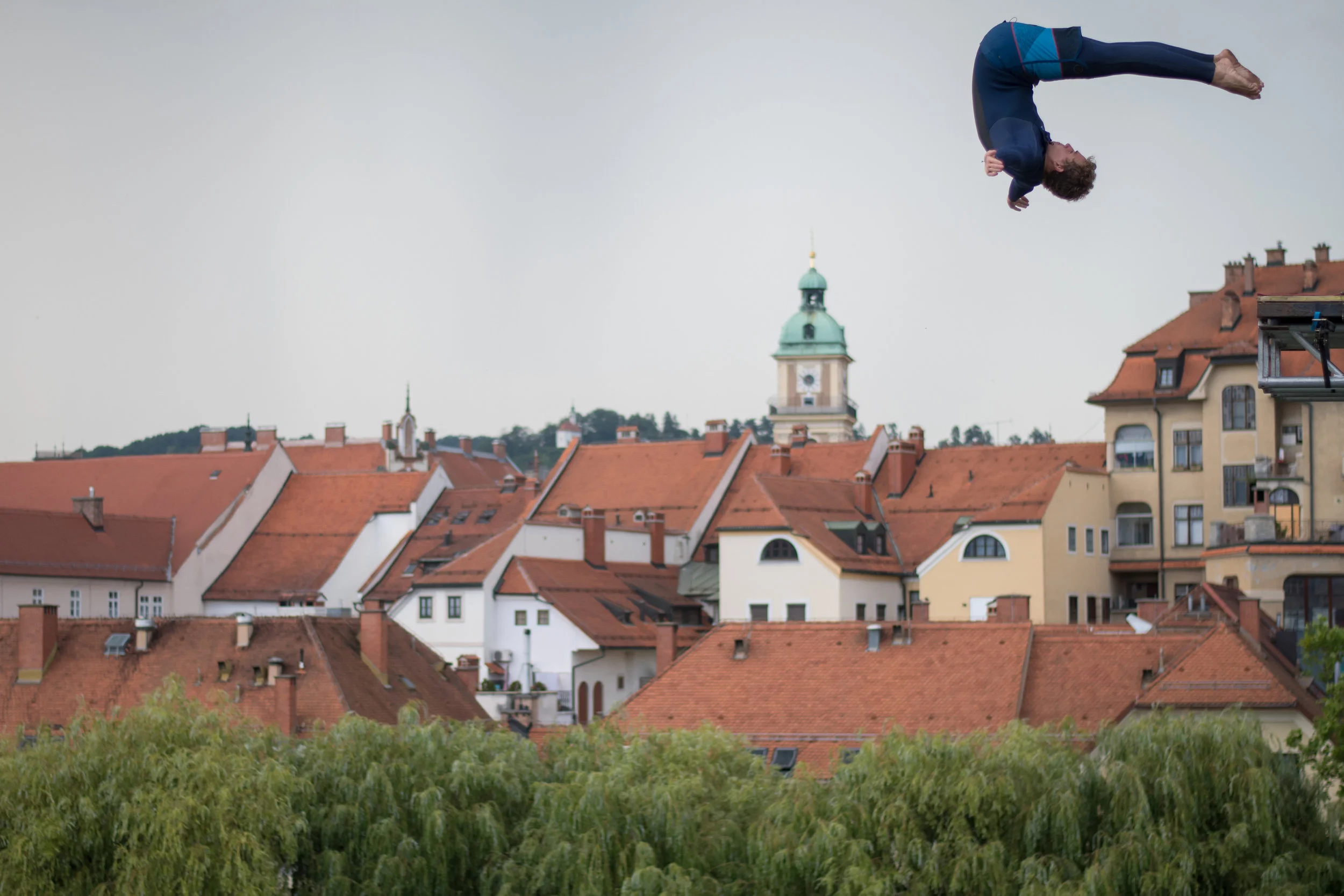  Bridge diving, Maribor 
