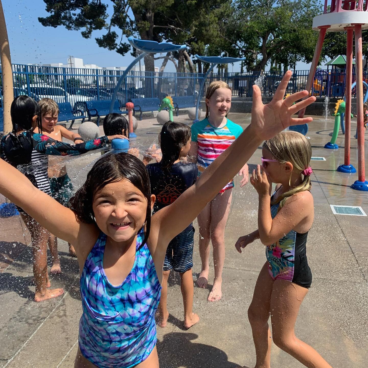 What does JOY look like? It looks like our kiddos delighting in the Siglar Park Splash Pad! 
_
What a wonderful outing with our Children&rsquo;s Ministries.
_
#siglarparksplashpad #gracelbcm