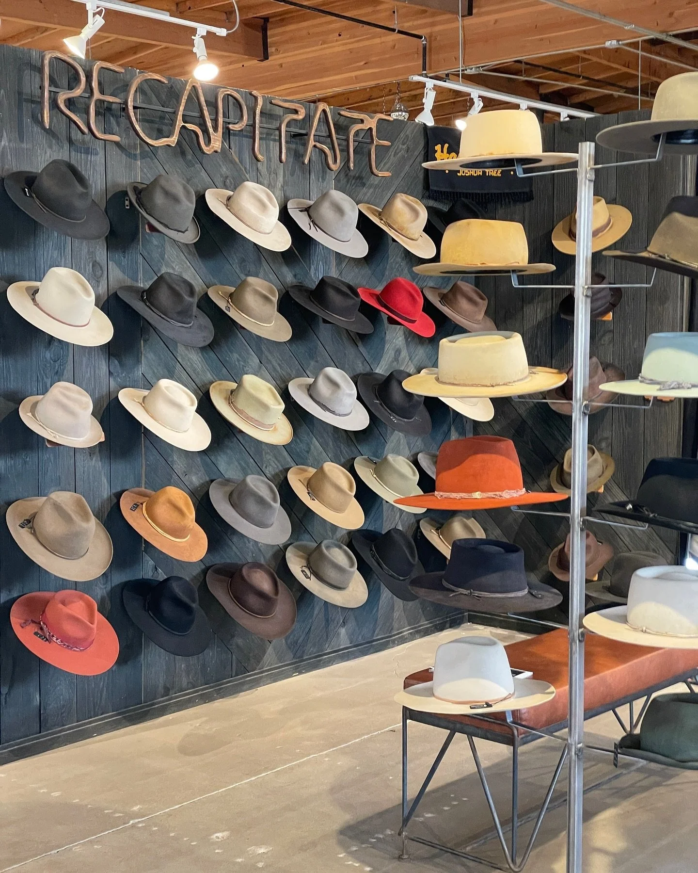 Is a trip to Joshua Tree National Park in the cards?  Make sure to stop by Recapitate&rsquo;s retail space at Mojave Flea Trading Post in Yucca Valley! It&rsquo;s a vibrant 10,000 sq ft marketplace hosting a curated selection of makers and merchants 