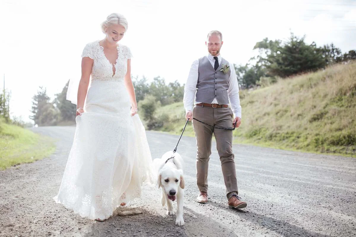 Wedding photo with dog Emily Chalk.jpg