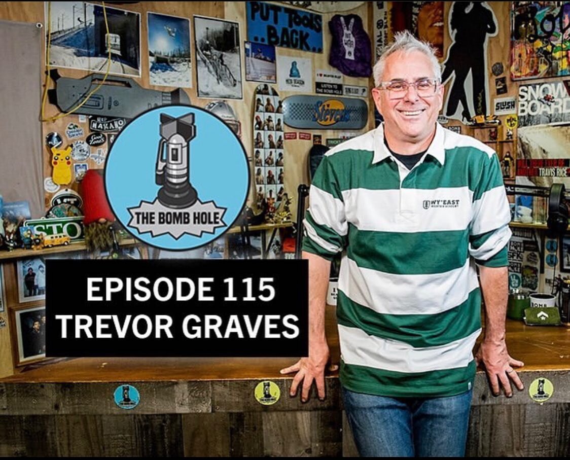 One of Wy'East Academy's earliest supporters and first Trustee member @trevorgraves hopped on @thebombhole ! Hit the link in our bio to hear Trevor talk about the early days of snowboard photography, starting @nemodesign &amp; his history with @highc