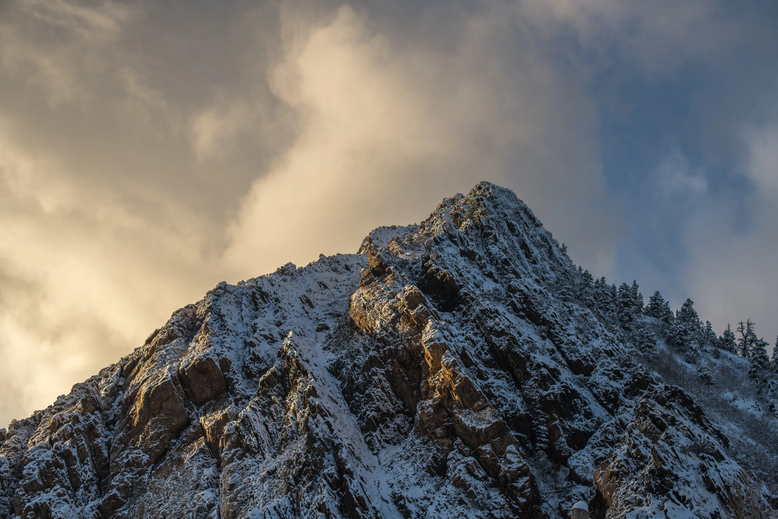 Big Cottonwood Canyon Alpenglow