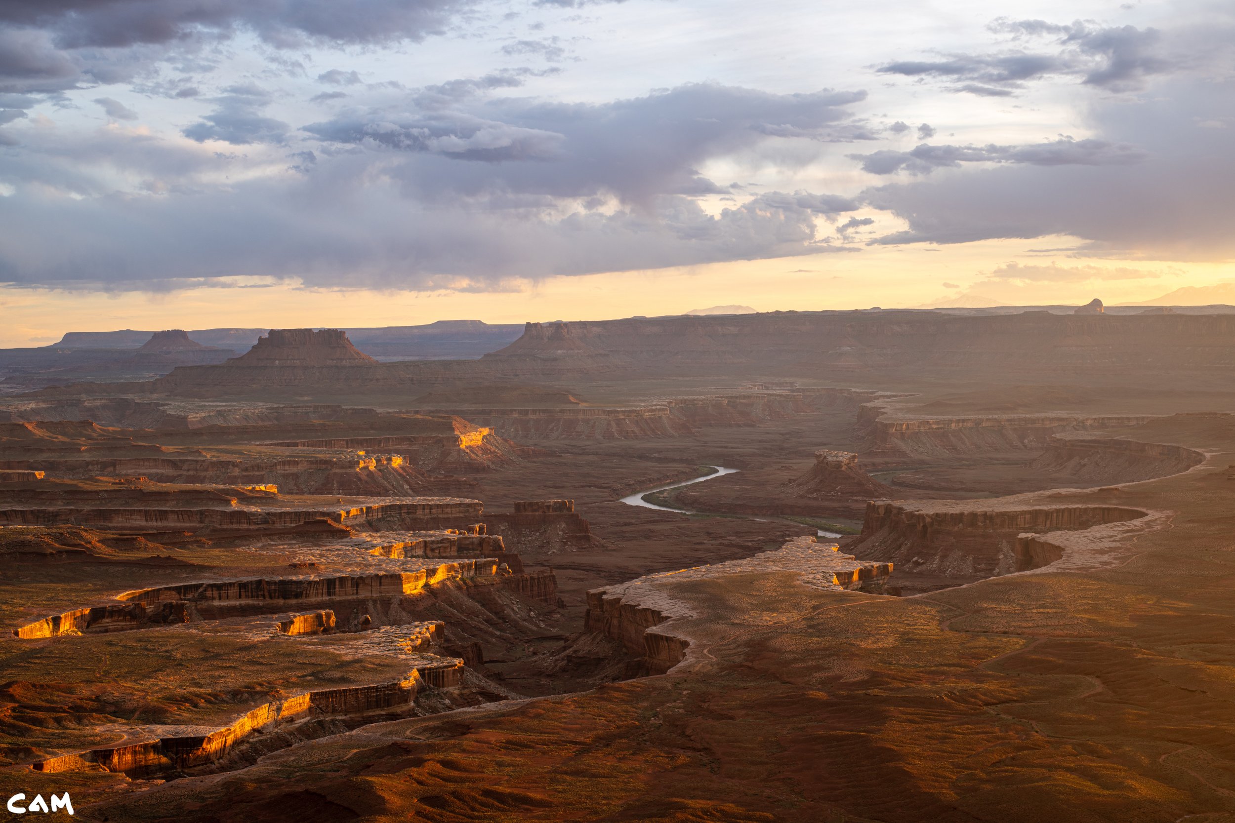 green river overlook sunset