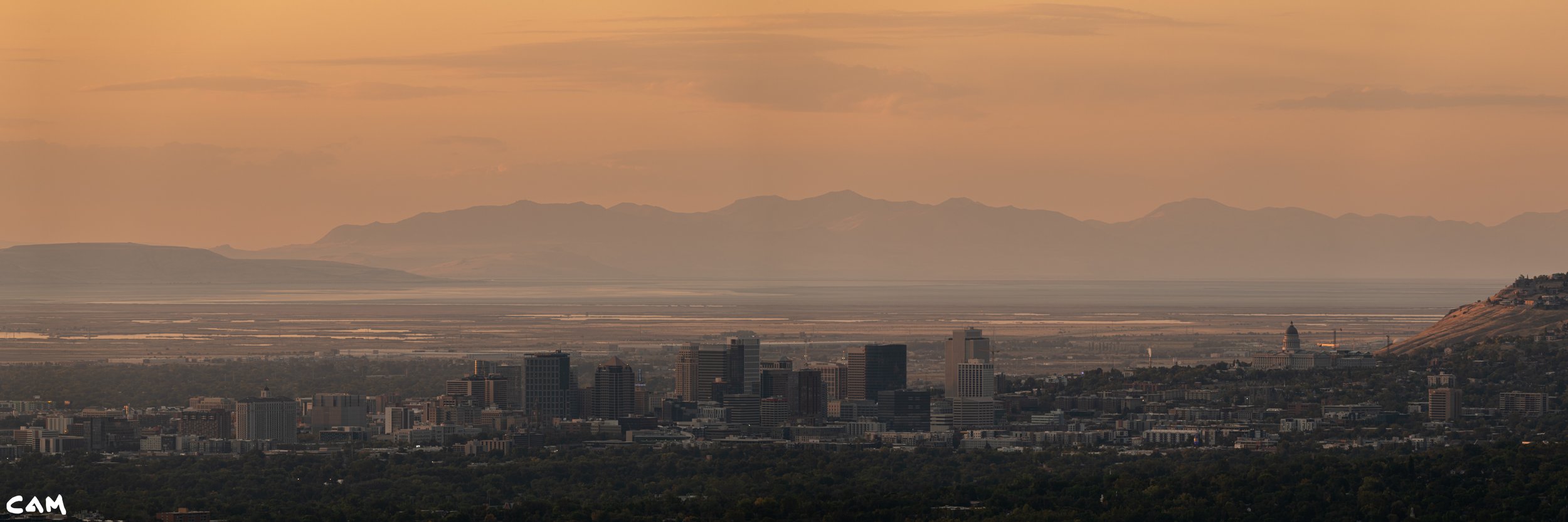 salt lake sunset