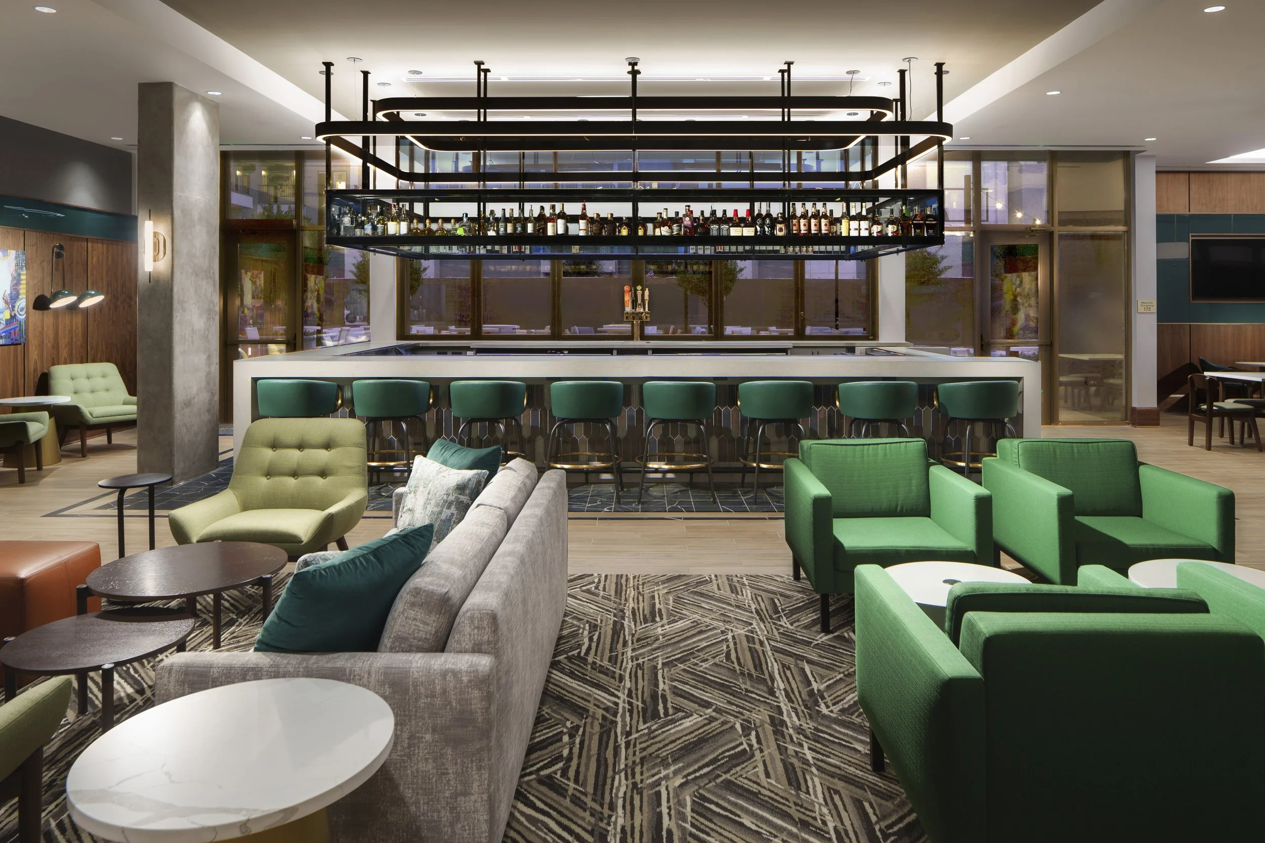 Photo of the lobby bar at Marriott Courtyard Gainesville