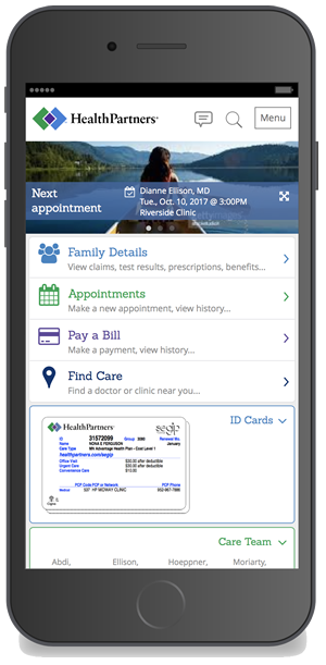 Revised Prototype for Authenticated Home Page