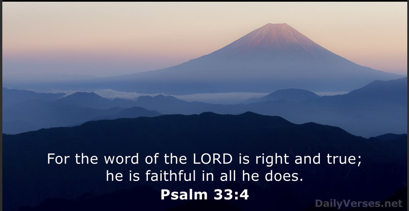 Trusting in the Word of the Lord