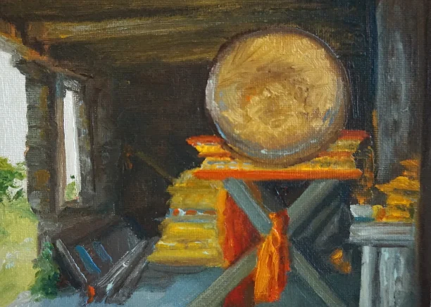  oil, 5" x 7"- Bokor HIll, Cambodia 